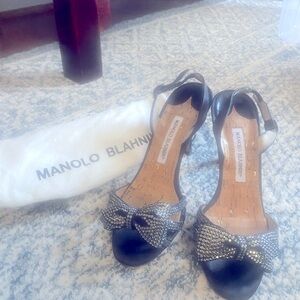 Manolo Blahnik High-Heeled Sandals